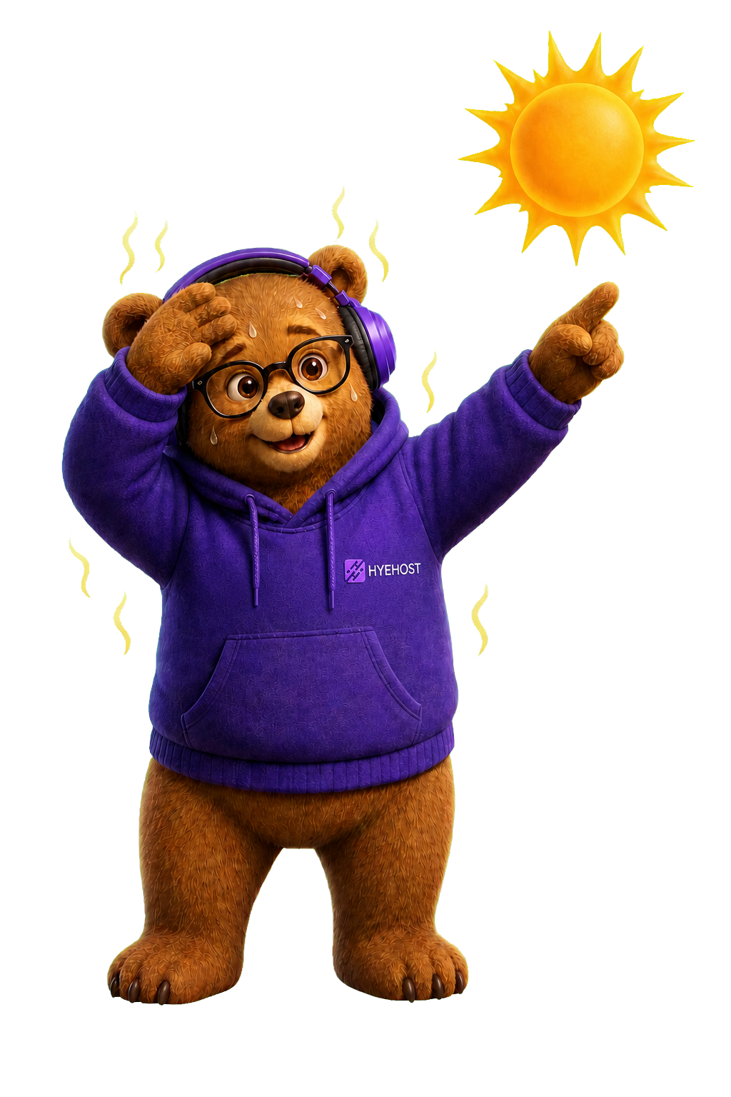 Summer banner mascot